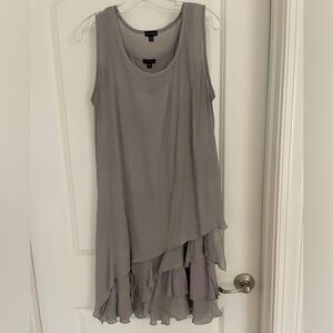 Coco + Carmen Taupe High Low Dress